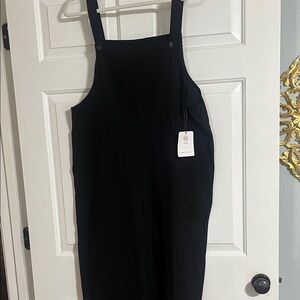 Black Boutique Chic Overalls